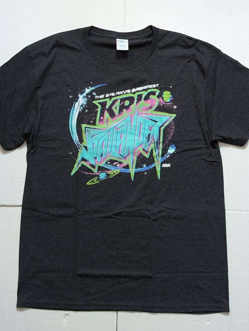 AEW Kris Statlander Shirt. Men's Large. Used. Best Friends. All Elite Wrestling